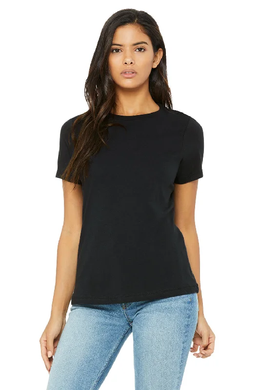 Cotton blend – Mix of cotton and synthetic fabrics for softness and durabilityCotton blend – Mix of cotton and synthetic fabrics for softness and durabilityBella + Canvas Womens Relaxed Jersey Short Sleeve Crewneck T-Shirt - Vintage Black Cotton blend – Mix of cotton and synthetic fabrics for softness and durabilityCotton blend – Mix of cotton and synthetic fabrics for softness and durabilityBella + Canvas Womens Relaxed Jersey Short Sleeve Crewneck T-Shirt - Vintage Black