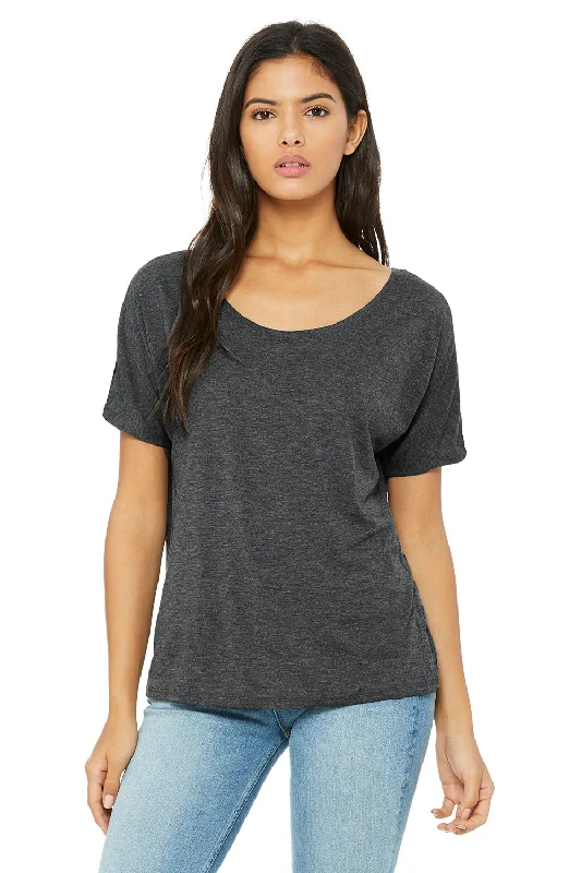 Banded hem – T-shirt with a stitched or elastic band at the bottomBanded hem – T-shirt with a stitched or elastic band at the bottomBella + Canvas Womens Slouchy Short Sleeve Wide Neck T-Shirt - Heather Dark Grey Banded hem – T-shirt with a stitched or elastic band at the bottomBanded hem – T-shirt with a stitched or elastic band at the bottomBella + Canvas Womens Slouchy Short Sleeve Wide Neck T-Shirt - Heather Dark Grey