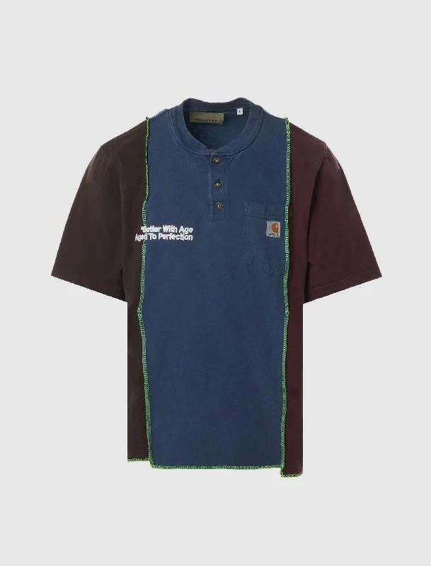 Henley – T-shirt with a buttoned placket (usually a few buttons near the collar)Henley – T-shirt with a buttoned placket (usually a few buttons near the collar)CARHARTT TRAVELLIER CAR TEE Henley – T-shirt with a buttoned placket (usually a few buttons near the collar)Henley – T-shirt with a buttoned placket (usually a few buttons near the collar)CARHARTT TRAVELLIER CAR TEE