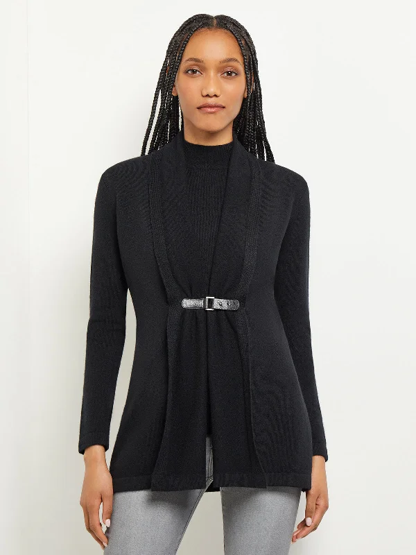 Waffle knit – Textured knit resembling a waffle patternWaffle knit – Textured knit resembling a waffle patternBuckle Detail Shawl Collar Cashmere Cardigan, Black Waffle knit – Textured knit resembling a waffle patternWaffle knit – Textured knit resembling a waffle patternBuckle Detail Shawl Collar Cashmere Cardigan, Black