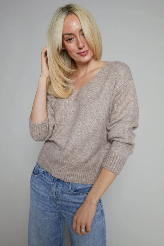 Fair Isle – Traditional, colorful patterns, often associated with Nordic designsFair Isle – Traditional, colorful patterns, often associated with Nordic designsCapri Slouchy V-Neck Sweater - Heather Taupe Fair Isle – Traditional, colorful patterns, often associated with Nordic designsFair Isle – Traditional, colorful patterns, often associated with Nordic designsCapri Slouchy V-Neck Sweater - Heather Taupe
