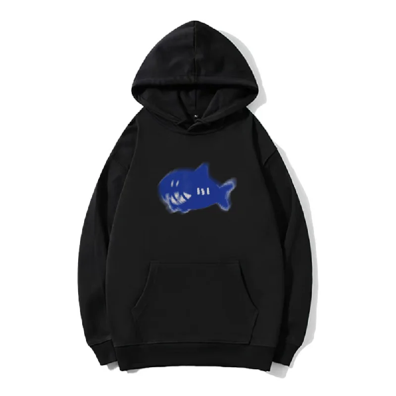 Fleece-lined – Soft, warm interior lining made from fleece materialFleece-lined – Soft, warm interior lining made from fleece materialCartoon Psychedelic Shark Hoodie Fleece-lined – Soft, warm interior lining made from fleece materialFleece-lined – Soft, warm interior lining made from fleece materialCartoon Psychedelic Shark Hoodie