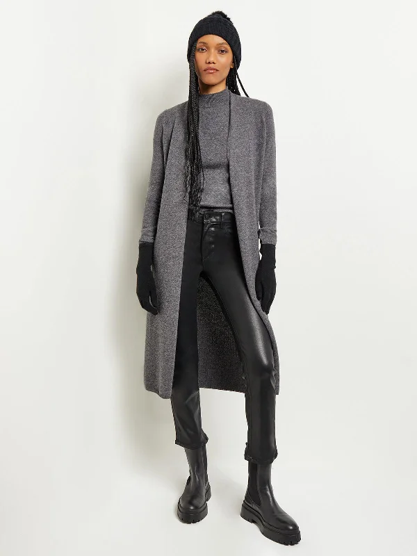 Shawl collar – Soft, wide collar for a draped effectShawl collar – Soft, wide collar for a draped effectCashmere Maxi Duster Cardigan, Charcoal Shawl collar – Soft, wide collar for a draped effectShawl collar – Soft, wide collar for a draped effectCashmere Maxi Duster Cardigan, Charcoal