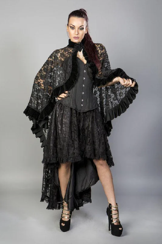 Cropped hoodie – Shortened hoodie that sits above the waistCropped hoodie – Shortened hoodie that sits above the waistCatherine Cape In Black Lace With Brooch Cropped hoodie – Shortened hoodie that sits above the waistCropped hoodie – Shortened hoodie that sits above the waistCatherine Cape In Black Lace With Brooch