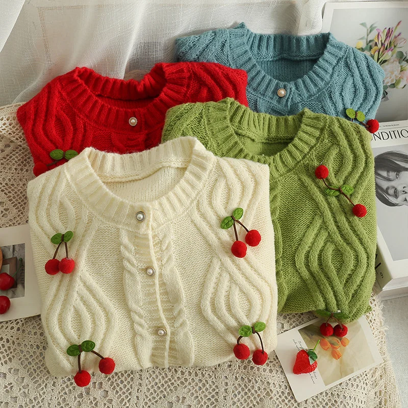Shawl collar – Soft, wide collar for a draped effectShawl collar – Soft, wide collar for a draped effectCherry Pom Pom Cropped Cardigan (4 Colors) Shawl collar – Soft, wide collar for a draped effectShawl collar – Soft, wide collar for a draped effectCherry Pom Pom Cropped Cardigan (4 Colors)