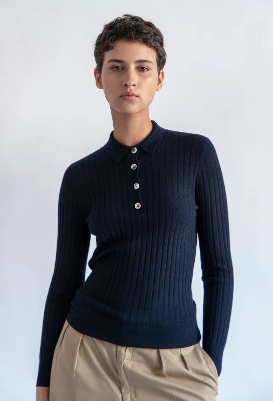 Belted – With a belt or sash for a defined waistBelted – With a belt or sash for a defined waistLuna Cashmere Polo Top Belted – With a belt or sash for a defined waistBelted – With a belt or sash for a defined waistLuna Cashmere Polo Top