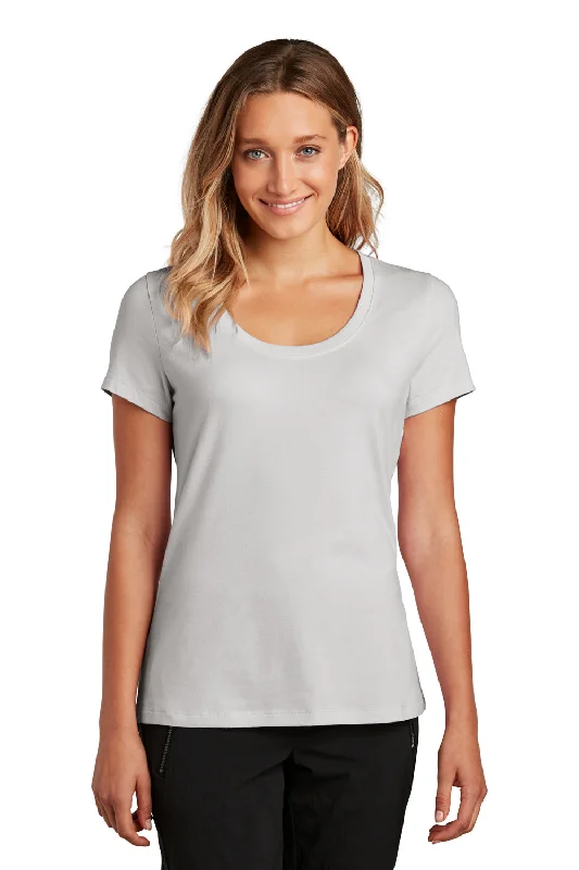 Fitted – Snug, form-fitting styleFitted – Snug, form-fitting styleDistrict Womens Flex Short Sleeve Scoop Neck T-Shirt - Silver Grey Mist Fitted – Snug, form-fitting styleFitted – Snug, form-fitting styleDistrict Womens Flex Short Sleeve Scoop Neck T-Shirt - Silver Grey Mist