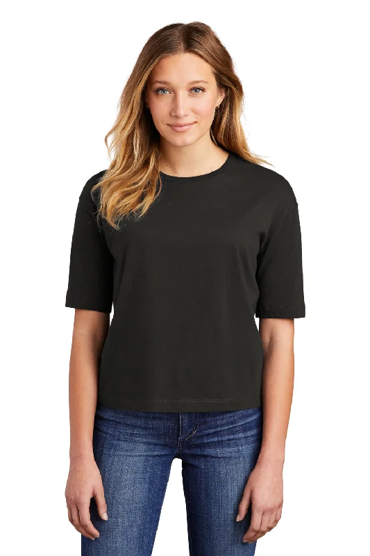 Cotton blend – Mix of cotton and synthetic fabrics for softness and durabilityCotton blend – Mix of cotton and synthetic fabrics for softness and durabilityDistrict Womens Very Important Boxy Short Sleeve Crewneck T-Shirt - Black Cotton blend – Mix of cotton and synthetic fabrics for softness and durabilityCotton blend – Mix of cotton and synthetic fabrics for softness and durabilityDistrict Womens Very Important Boxy Short Sleeve Crewneck T-Shirt - Black