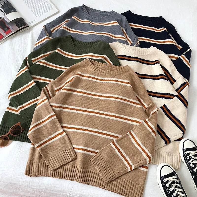 Cashmere – Luxurious, soft wool from goatsCashmere – Luxurious, soft wool from goatsDouble Stripe Sweater (5 Colors) Cashmere – Luxurious, soft wool from goatsCashmere – Luxurious, soft wool from goatsDouble Stripe Sweater (5 Colors)