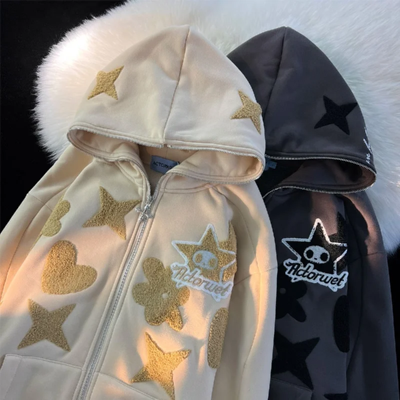Banded hem hoodie – Sweatshirt with an elastic or ribbed band at the bottom to keep it in placeBanded hem hoodie – Sweatshirt with an elastic or ribbed band at the bottom to keep it in placeGothic Chic Redefined: Kawaii Harajuku Cartoon Zipper Sweatshirt - Where Fantasy Meets Fashion! ?✨ Banded hem hoodie – Sweatshirt with an elastic or ribbed band at the bottom to keep it in placeBanded hem hoodie – Sweatshirt with an elastic or ribbed band at the bottom to keep it in placeGothic Chic Redefined: Kawaii Harajuku Cartoon Zipper Sweatshirt - Where Fantasy Meets Fashion! ?✨