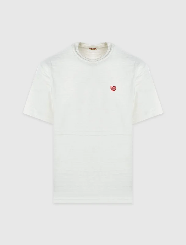 Ruffled – T-shirt with frills or ruffles at the sleeves or hemRuffled – T-shirt with frills or ruffles at the sleeves or hemHEART BADGE TEE Ruffled – T-shirt with frills or ruffles at the sleeves or hemRuffled – T-shirt with frills or ruffles at the sleeves or hemHEART BADGE TEE
