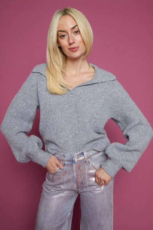 Drop shoulder – Sleeves that hang lower than the shoulder seam for a relaxed fitDrop shoulder – Sleeves that hang lower than the shoulder seam for a relaxed fitLennon Polo Sweater Drop shoulder – Sleeves that hang lower than the shoulder seam for a relaxed fitDrop shoulder – Sleeves that hang lower than the shoulder seam for a relaxed fitLennon Polo Sweater