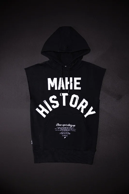 Graphic hoodie – Hoodie with printed designs, logos, or artworkGraphic hoodie – Hoodie with printed designs, logos, or artworkMAKE HISTORY - SLEEVELESS HOODIE - BLACK Graphic hoodie – Hoodie with printed designs, logos, or artworkGraphic hoodie – Hoodie with printed designs, logos, or artworkMAKE HISTORY - SLEEVELESS HOODIE - BLACK