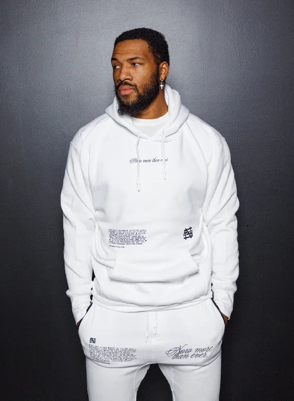 Banded hem hoodie – Sweatshirt with an elastic or ribbed band at the bottom to keep it in placeBanded hem hoodie – Sweatshirt with an elastic or ribbed band at the bottom to keep it in placeMORE THAN EVER HOODIE - WHITE Banded hem hoodie – Sweatshirt with an elastic or ribbed band at the bottom to keep it in placeBanded hem hoodie – Sweatshirt with an elastic or ribbed band at the bottom to keep it in placeMORE THAN EVER HOODIE - WHITE