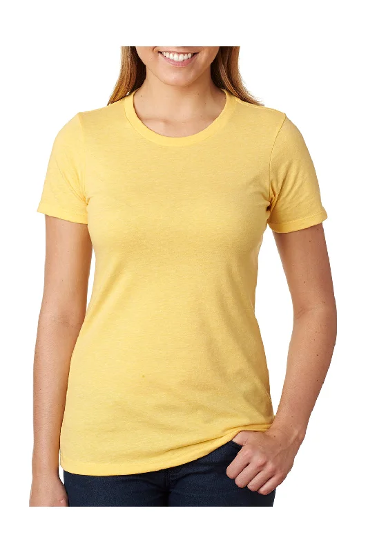 Crew neck – Classic round necklineCrew neck – Classic round necklineNext Level Womens CVC Jersey Short Sleeve Crewneck T-Shirt - Banana Cream Yellow Crew neck – Classic round necklineCrew neck – Classic round necklineNext Level Womens CVC Jersey Short Sleeve Crewneck T-Shirt - Banana Cream Yellow