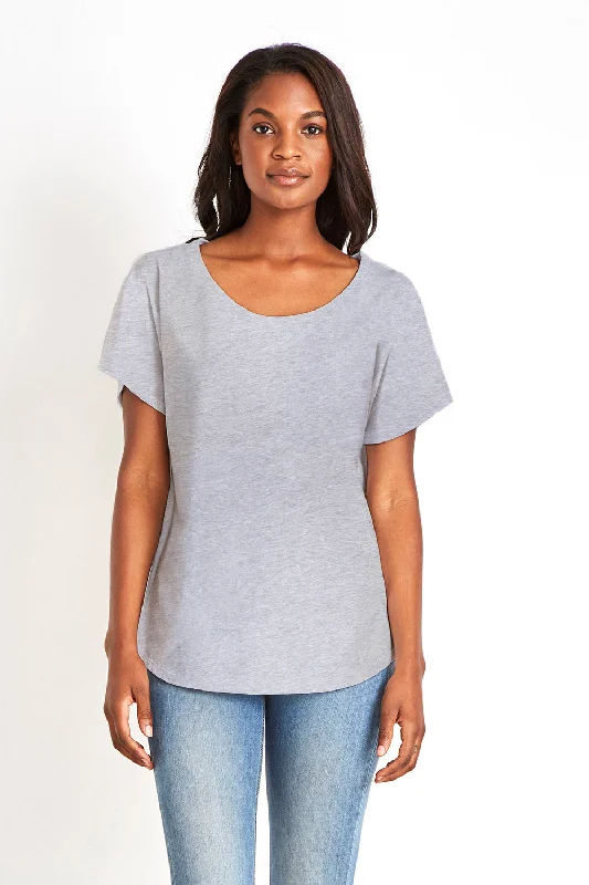 Crew neck – Classic round necklineCrew neck – Classic round necklineNext Level Womens Ideal Dolman Short Sleeve Crewneck T-Shirt - Heather Grey Crew neck – Classic round necklineCrew neck – Classic round necklineNext Level Womens Ideal Dolman Short Sleeve Crewneck T-Shirt - Heather Grey