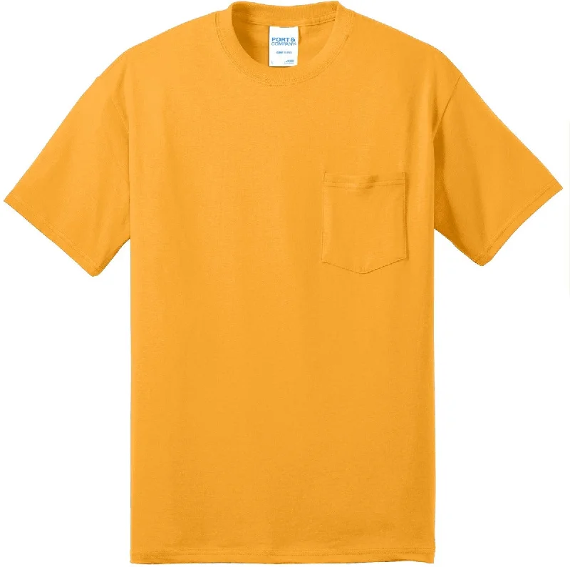 Ruffled – T-shirt with frills or ruffles at the sleeves or hemRuffled – T-shirt with frills or ruffles at the sleeves or hemCLOSEOUT - Port & Company Core Blend Pocket Tee