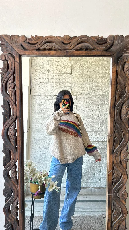 Cashmere – Luxurious, soft wool from goatsCashmere – Luxurious, soft wool from goatsRainbow ? sweater 3d s-m Cashmere – Luxurious, soft wool from goatsCashmere – Luxurious, soft wool from goatsRainbow ? sweater 3d s-m