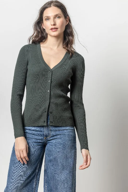 V-neck – Sweater with a V-shaped necklineV-neck – Sweater with a V-shaped necklineRibbed Cardigan Sweater in Loden V-neck – Sweater with a V-shaped necklineV-neck – Sweater with a V-shaped necklineRibbed Cardigan Sweater in Loden