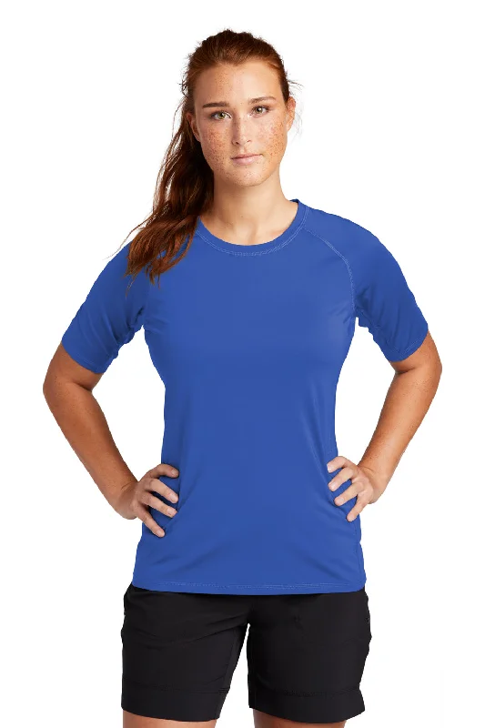 Fitted – Snug, form-fitting styleFitted – Snug, form-fitting styleSport-Tek Womens Rashguard Moisture Wicking Short Sleeve Crewneck T-Shirt - True Royal Blue Fitted – Snug, form-fitting styleFitted – Snug, form-fitting styleSport-Tek Womens Rashguard Moisture Wicking Short Sleeve Crewneck T-Shirt - True Royal Blue