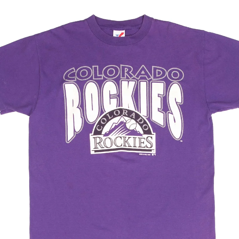 Ruffled – T-shirt with frills or ruffles at the sleeves or hemRuffled – T-shirt with frills or ruffles at the sleeves or hemVINTAGE MLB COLORADO ROCKIES TEE SHIRT 1993 SIZE LARGE MADE IN USA Ruffled – T-shirt with frills or ruffles at the sleeves or hemRuffled – T-shirt with frills or ruffles at the sleeves or hemVINTAGE MLB COLORADO ROCKIES TEE SHIRT 1993 SIZE LARGE MADE IN USA