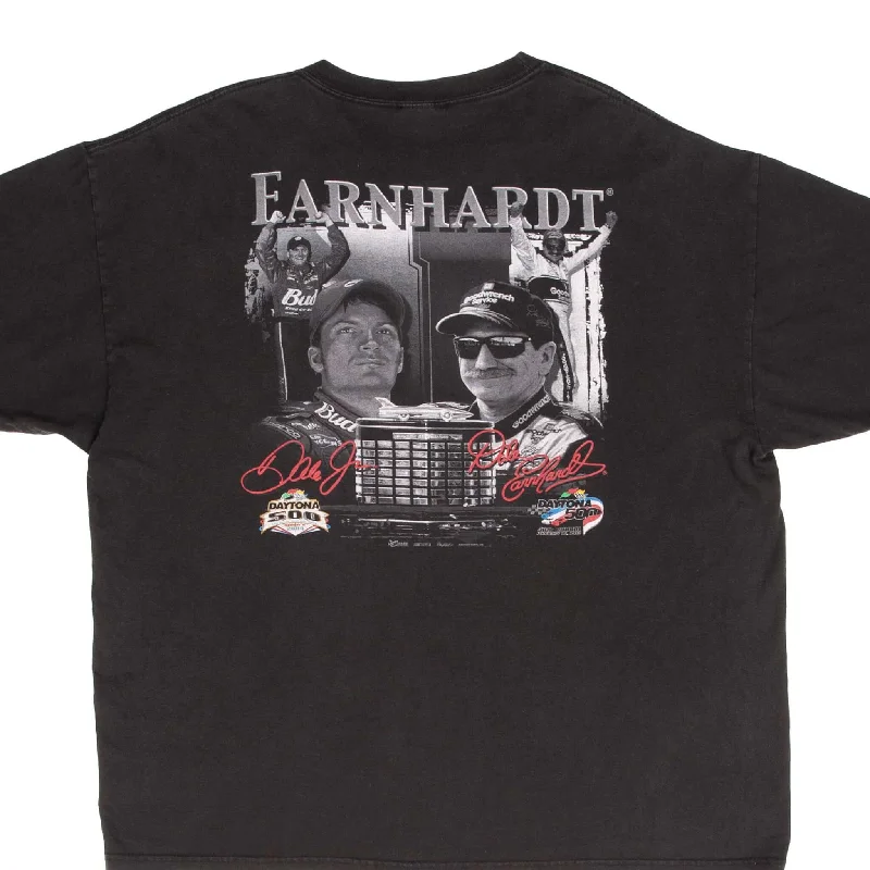 Crop – Shortened length, typically above the waistCrop – Shortened length, typically above the waistVINTAGE NASCAR DALE EARNHARDT & DALE JR DAYTONA 500 TEE SHIRT 2004 SIZE XL Crop – Shortened length, typically above the waistCrop – Shortened length, typically above the waistVINTAGE NASCAR DALE EARNHARDT & DALE JR DAYTONA 500 TEE SHIRT 2004 SIZE XL