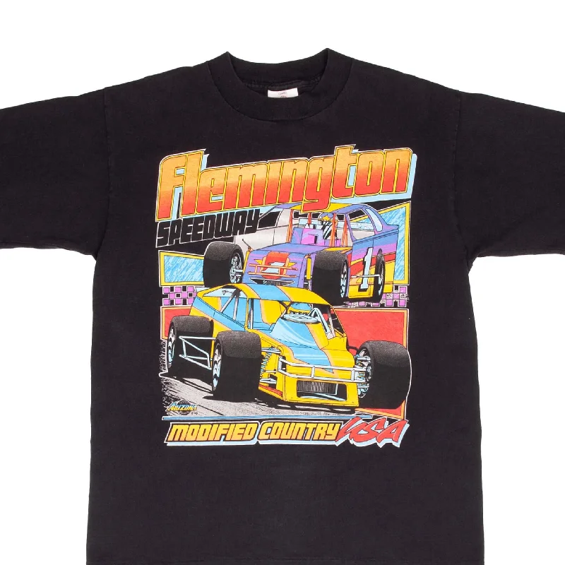 Scoop neck – Wide, rounded necklineScoop neck – Wide, rounded necklineVINTAGE NASCAR FLEMINGTON SPEEDWAY 1996 TEE SHIRT SIZE LARGE MADE IN USA Scoop neck – Wide, rounded necklineScoop neck – Wide, rounded necklineVINTAGE NASCAR FLEMINGTON SPEEDWAY 1996 TEE SHIRT SIZE LARGE MADE IN USA