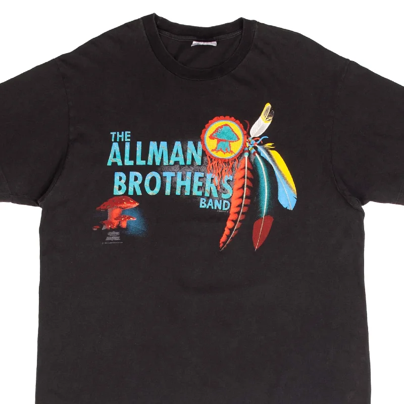 Asymmetrical – Uneven hem or design, adds a modern twistAsymmetrical – Uneven hem or design, adds a modern twistVINTAGE THE ALLMAN BROTHERS BAND 1991 TEE SHIRT SIZE XL MADE IN USA