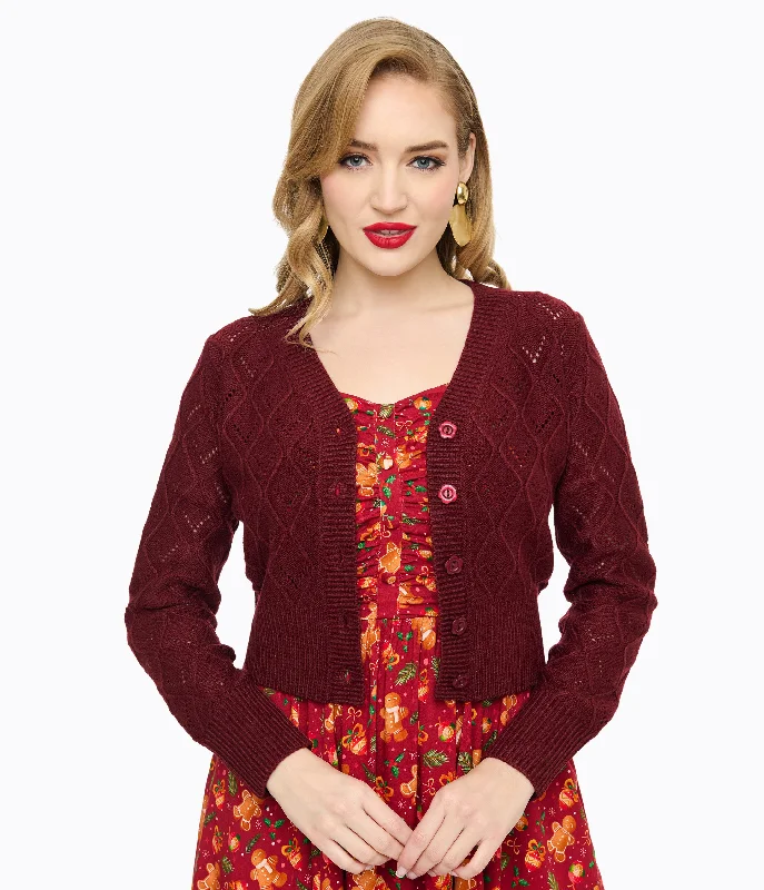 Hooded – Sweater with an attached hoodHooded – Sweater with an attached hoodVoodoo Vixen Burgundy Flower Button Cardigan Hooded – Sweater with an attached hoodHooded – Sweater with an attached hoodVoodoo Vixen Burgundy Flower Button Cardigan