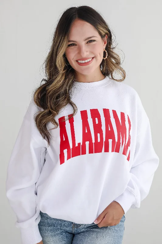 Fair Isle – Traditional, colorful patterns, often associated with Nordic designsFair Isle – Traditional, colorful patterns, often associated with Nordic designsWhite Alabama Sweatshirt Fair Isle – Traditional, colorful patterns, often associated with Nordic designsFair Isle – Traditional, colorful patterns, often associated with Nordic designsWhite Alabama Sweatshirt
