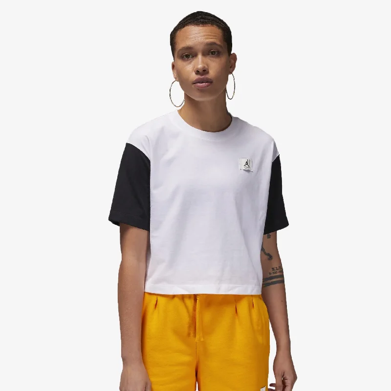 Pima cotton – Soft, high-quality cotton for a luxurious feelPima cotton – Soft, high-quality cotton for a luxurious feelJordan | WMN'S JORDAN ESSEN BOXY TEE 2 'BLACK/WHITE' Pima cotton – Soft, high-quality cotton for a luxurious feelPima cotton – Soft, high-quality cotton for a luxurious feelJordan | WMN'S JORDAN ESSEN BOXY TEE 2 'BLACK/WHITE'