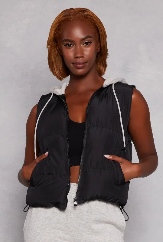 women's waistcoats with button-down frontswomen's waistcoats with button-down frontsAlmost Famous Zip Front Hooded Puffer Vest women's waistcoats with button-down frontswomen's waistcoats with button-down frontsAlmost Famous Zip Front Hooded Puffer Vest