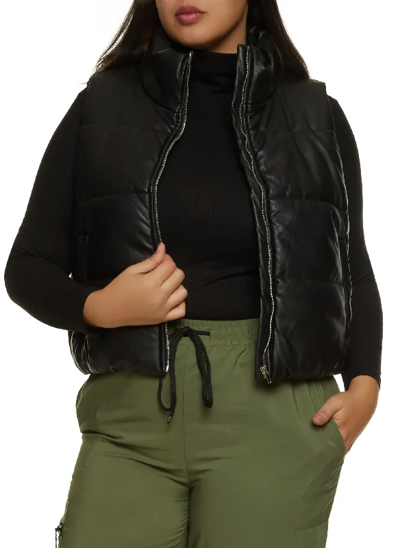 women's waistcoats that are moisture-wickingwomen's waistcoats that are moisture-wickingPlus Size Faux Leather Zip Front Puffer Vest women's waistcoats that are moisture-wickingwomen's waistcoats that are moisture-wickingPlus Size Faux Leather Zip Front Puffer Vest