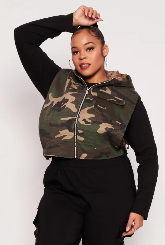 women's waistcoats that are wrinkle-resistantwomen's waistcoats that are wrinkle-resistantPlus Size Camo Zip Front Cropped Vest women's waistcoats that are wrinkle-resistantwomen's waistcoats that are wrinkle-resistantPlus Size Camo Zip Front Cropped Vest