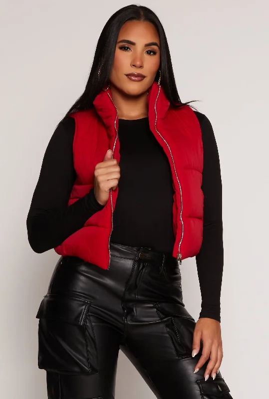 women's waistcoats made of chiffonwomen's waistcoats made of chiffonZip Front Cropped Puffer Vest women's waistcoats made of chiffonwomen's waistcoats made of chiffonZip Front Cropped Puffer Vest